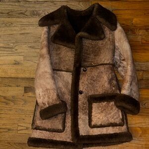 Ardney Brown Shearling Women's Coat